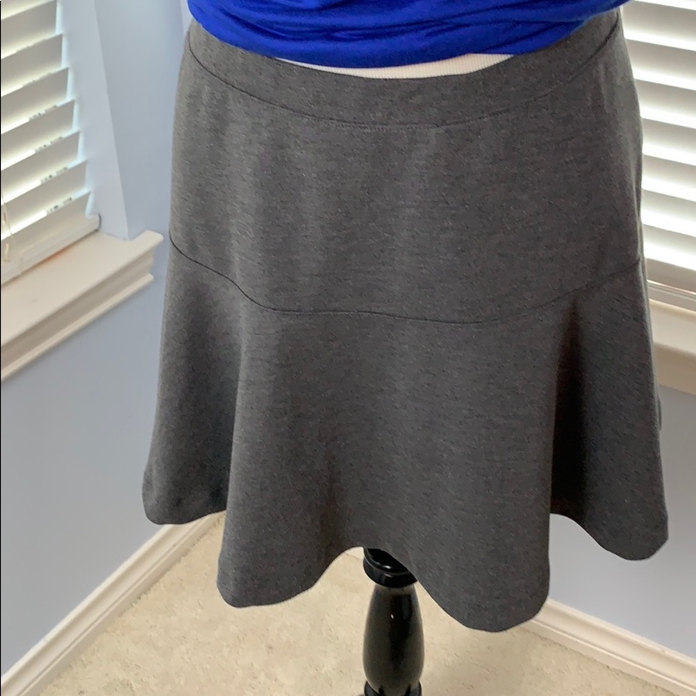 Old navy gray swing skirt XL